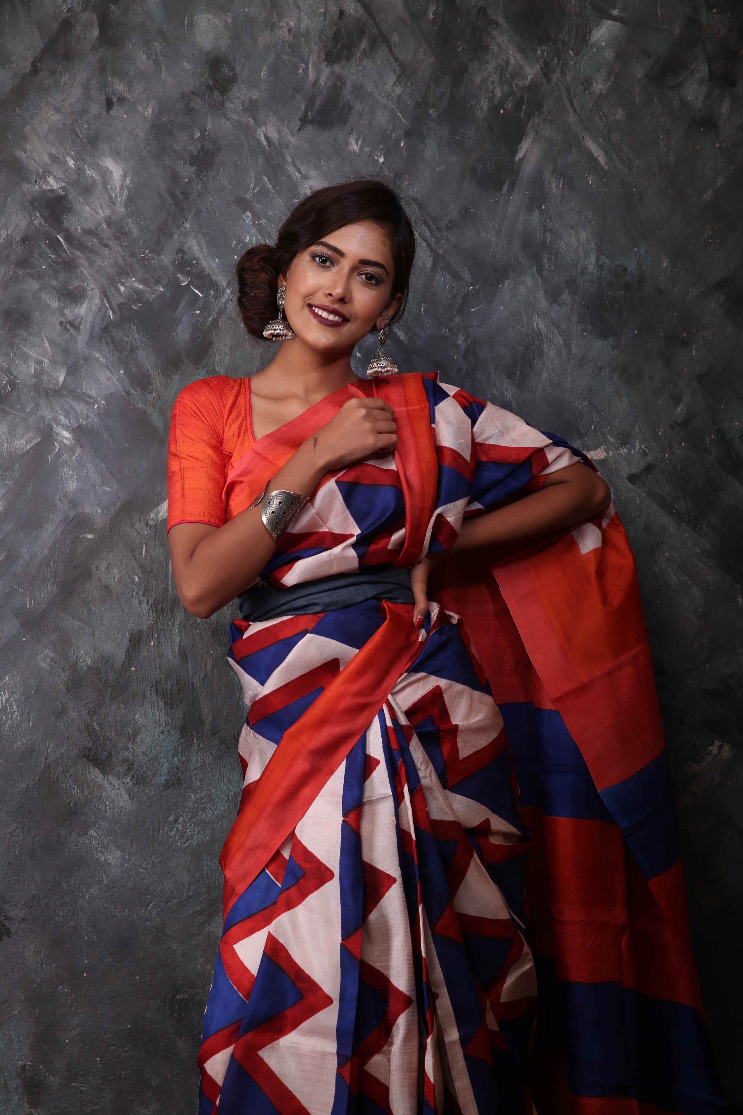 Multicolor Silk Saree