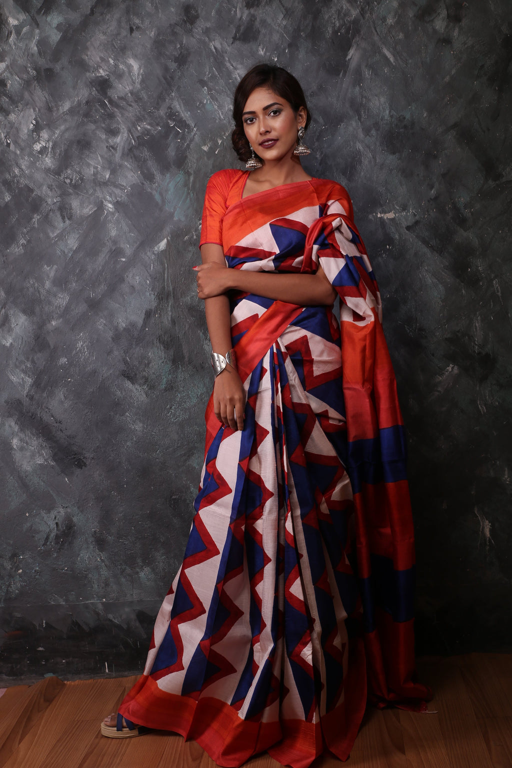 Multicolor Silk Saree