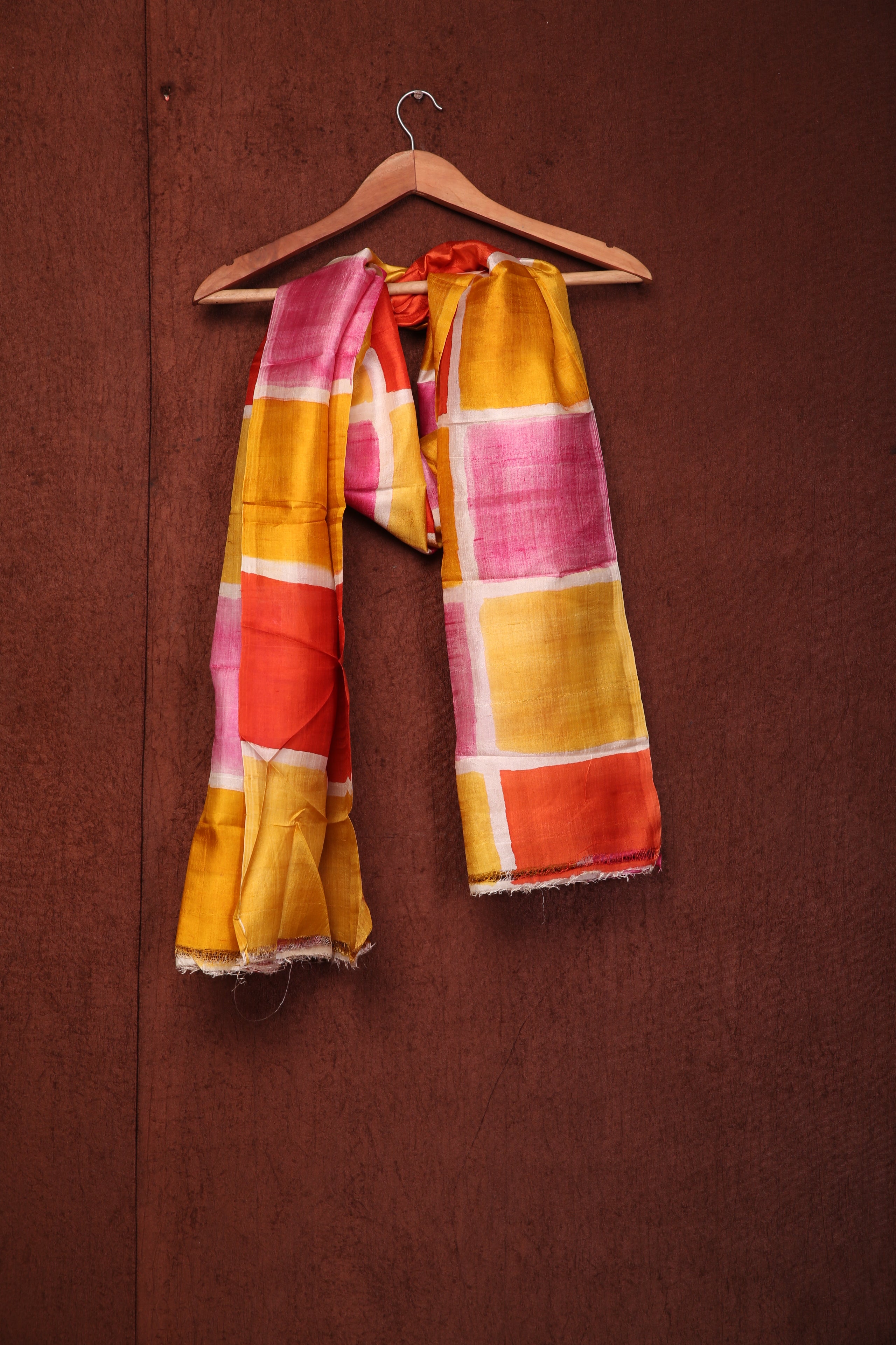 Multi Color Silk Duppata