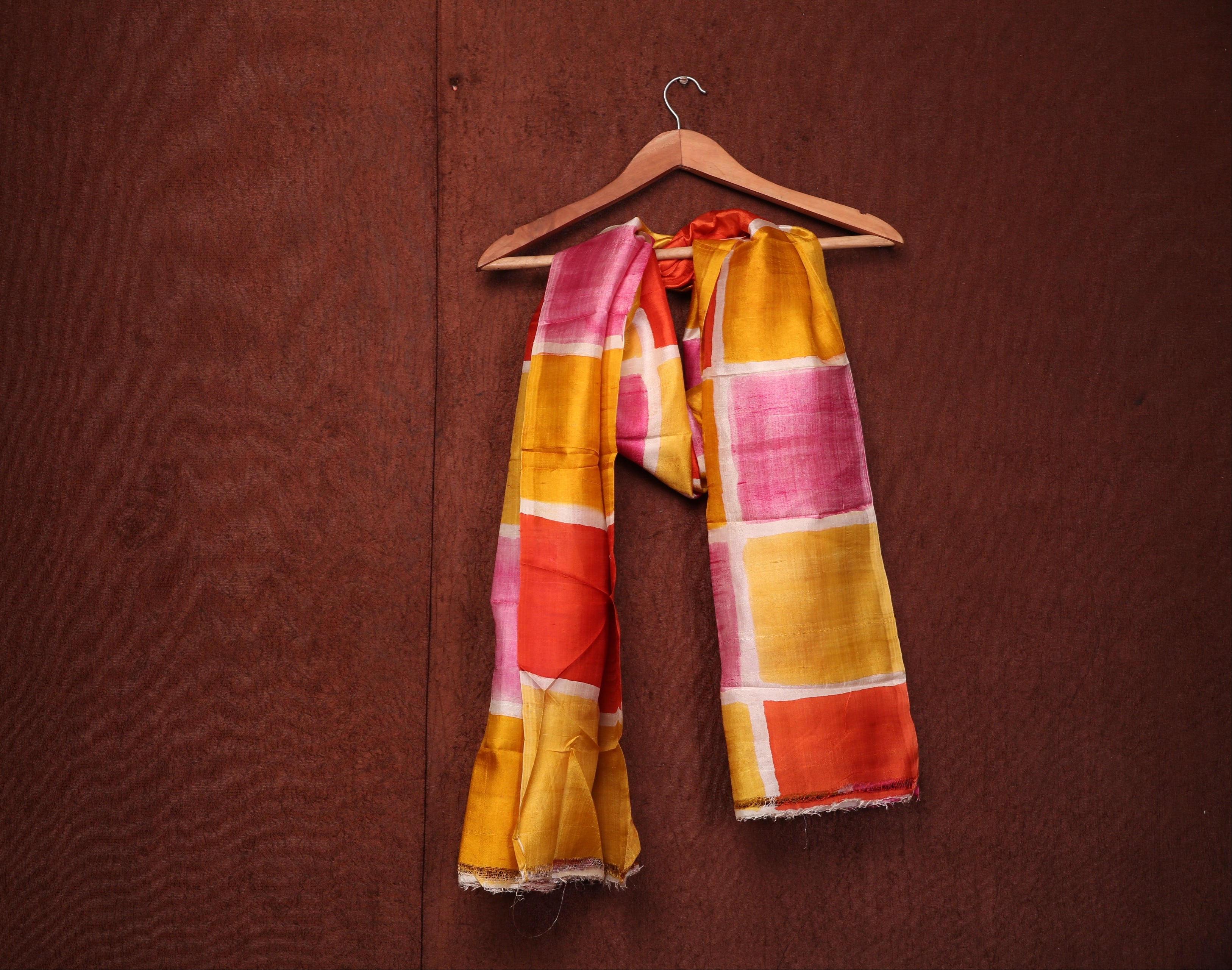 Multi Color Silk Duppata